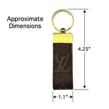 Load image into Gallery viewer, LV Keychain Pink Edges - repurposed