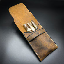 Load image into Gallery viewer, Leather Cigar Case - handmade