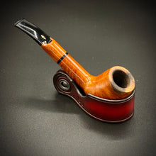 Load image into Gallery viewer, Leather Pipe Rest with Cigar Notch