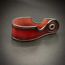 Load image into Gallery viewer, Leather Pipe Rest with Cigar Notch