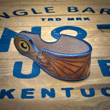 Load image into Gallery viewer, Leather Pipe Rest with Cigar Notch