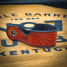 Load image into Gallery viewer, Leather Pipe Rest with Cigar Notch