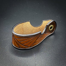 Load image into Gallery viewer, Leather Pipe Rest with Cigar Notch