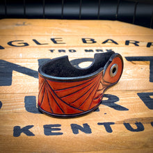 Load image into Gallery viewer, Leather Pipe Rest with Cigar Notch