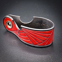 Load image into Gallery viewer, Leather Pipe Rest with Cigar Notch