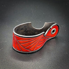 Load image into Gallery viewer, Leather Pipe Rest with Cigar Notch