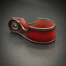 Load image into Gallery viewer, Leather Pipe Rest with Cigar Notch

